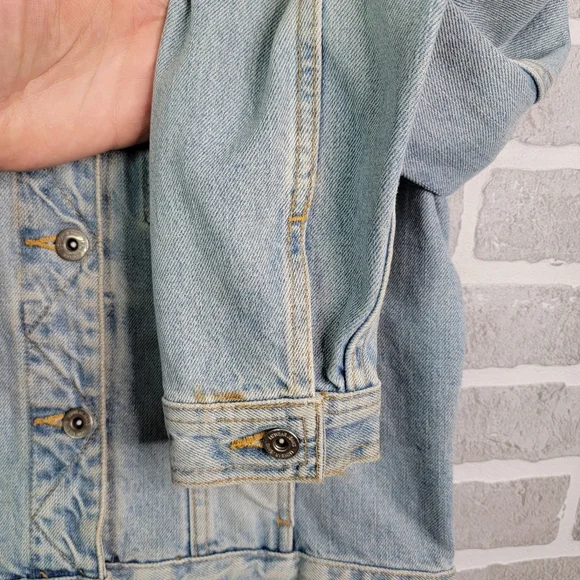 Liz Claiborne Lizwear Jeans Vintage Stone Washed Denim Jean Jacket Women's S - Picture 4 of 13